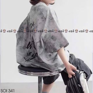 Set áo cotton loang mix quần Jean đen túi hộp cho bé trai Soikid341
