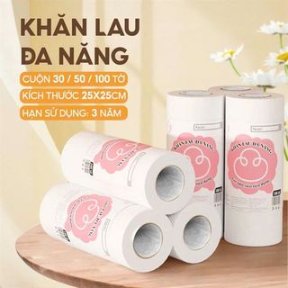 Khăn Lau Bếp Đa Năng Cuộn 100 Tờ Top Gia Full Vat