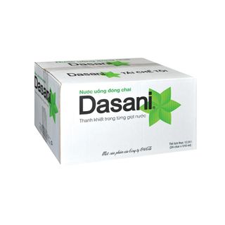 Nước uống đóng chai Dasani 510ml (24 chai/thùng)