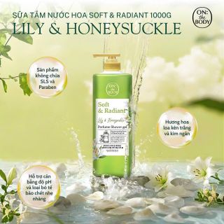 Sữa tắm On Soft & Radiant 1L