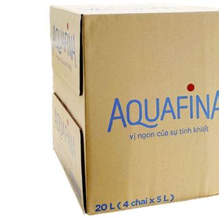 Nước Uống Đóng Chai Aquafina 5 Lít - Thùng 04 Chai