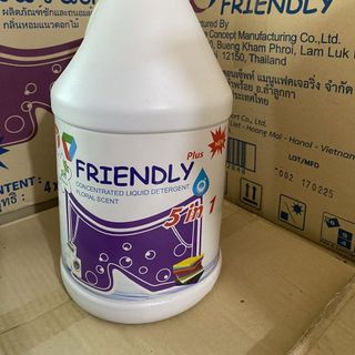 NƯỚC GIẶT XẢ FRIENDLY TÍM CAN 3.5KG