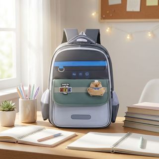 🎒 BALO TIỂU HỌC A9222 – NHẸ ÊM, NHIỀU NGĂN, KÈM TÚI BÚT