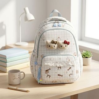 BALO HỌC SINH KITTY DỄ THƯƠNG MÃ A42108 – XINH XẮN, RỘNG RÃI, ĐI HỌC SIÊU ĐẸP