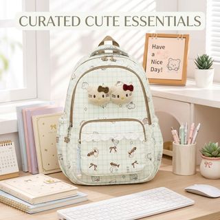 BALO HỌC SINH KITTY DỄ THƯƠNG MÃ A42108 – XINH XẮN, RỘNG RÃI, ĐI HỌC SIÊU ĐẸP