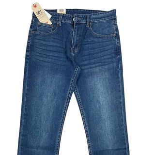BIGSIZE  jeans dài 501  vải dày , co giãn.