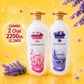 [ CHAI 1.100ML ] Sữa Tắm Anemones Dưỡng Ẩm Sáng Da Hương Cherry Ngọt Ngào Cấp Ẩm Hiệu Quả 24h