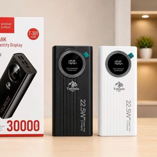 PIN DỰ PHÒNG HIỆU TAHADA T-301 DUNG LƯỢNG 30000mAh Sạc Nhanh 22.5w và 20w PD