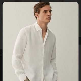 Loose Linen LongSleeve Shirt .  Chất linen 100% cotton chính phẩm, vải dệt có co giãn tốt.