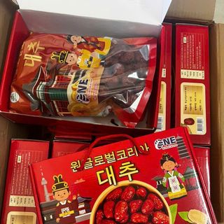 Táo Đỏ Hàn Quốc Sấy Khô Boeun Jujube Kim Hong Bok 1Kg