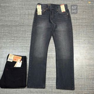 JEANS --617 Nam. Không giãn , ống suông.
