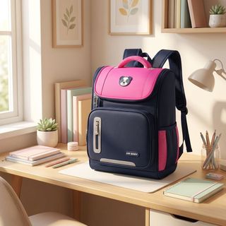 🎒 BALO GẤU CHỐNG GÙ CHỐNG NƯỚC DẠ QUANG WH262 – SIÊU NHẸ CHO BÉ TIỂU HỌC