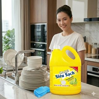 Nước rửa chén Care hương chanh can 3.6L