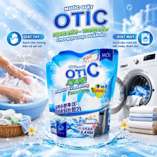 [ TÚI 2.4KG ] Nước Giặt Xả Liquid Washing Premium, Dung Tích 2.400Ml ( 2.4Kg ) Chiết Xuất Từ Thiên Nhiên, Công Nghệ Hàn Quấc, Lưu Hương Nước Hoa 72H, Tiết Kiệm, Mềm Vải