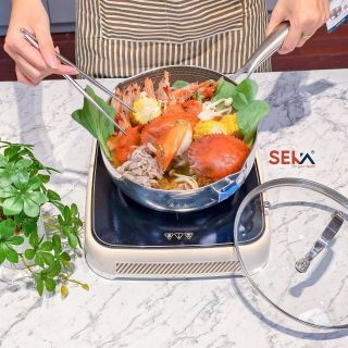 316M - Chảo sâu Titanium Seka 24cm