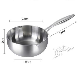 Chảo inox sâu lòng Seka SK6026 Size 22cm