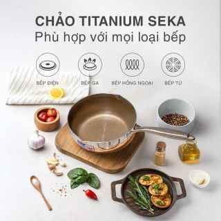 316S - Chảo sâu Titanium Seka 22cm