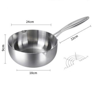 Chảo inox sâu lòng Seka SK6026 Size 24cm