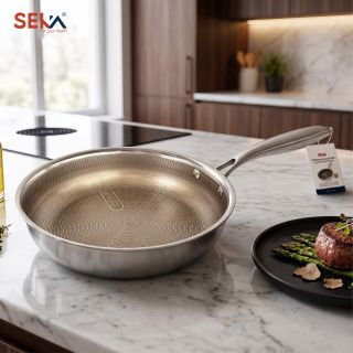 316X - Chảo cạn Titanium Seka 22cm