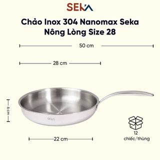 Chảo cạn lòng nano Seka 28cm-SK8028