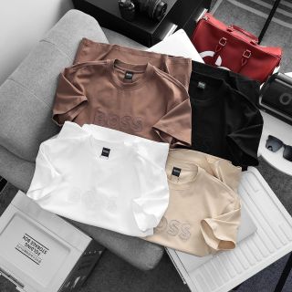 T shirt BOSS nam.   Chất  Cotton 100% 4c.  Dày Mịn mát. Thấm hút mồ hôi. Chất đẹp.