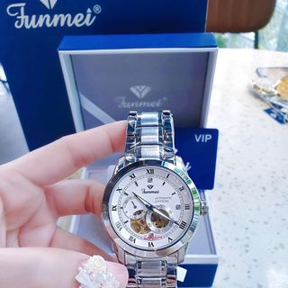 ĐỒNG HỒ NAM CHÍNH HÃNG FUNMEI FC230 MĂT SAPHIRE MÁY CƠ FULLBOX TEM HÃNG