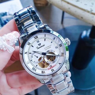 ĐỒNG HỒ NAM CHÍNH HÃNG FUNMEI FC230 MĂT SAPHIRE MÁY CƠ FULLBOX TEM HÃNG