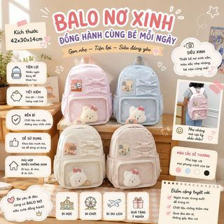 BALO A6956 – NƠ XINH SIÊU HOT, MANG LÊN LÀ NỔI BẬT