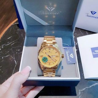 ĐỒNG HỒ NAM CHÍNH HÃNG FUNMEI F2038 DÂY THÉP KÍNH SAPPHIRE FULLBOX TEM