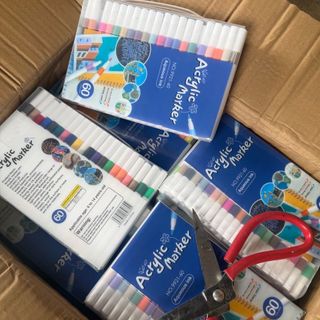 màu nước acrylic markers 60 chi tiết
