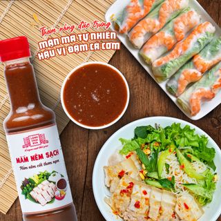 [Chai 310g] Mắm nêm sạch Làng Chài Xưa - Mắm nêm cốt thơm ngon ăn bún, gỏi cuốn rất ngon