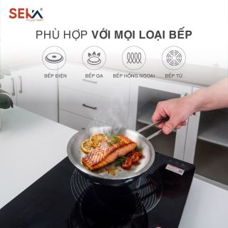 Chảo inox Seka nông lòng size 26cm
