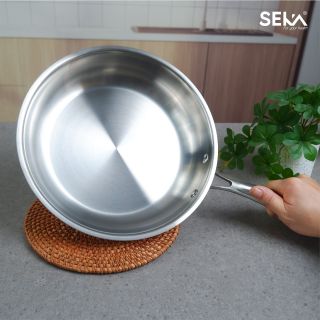 Chảo inox Seka nông lòng size 26cm