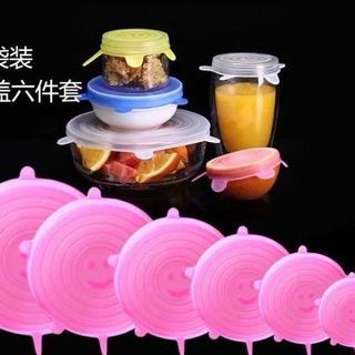 set 6 Bọc bảo quản thực phẩm silicon S,th 400