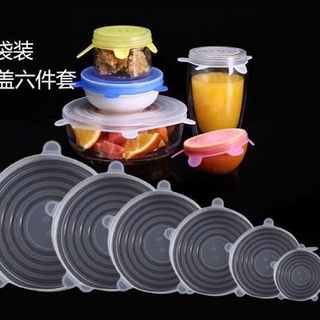 set 6 Bọc bảo quản thực phẩm silicon S,th 400