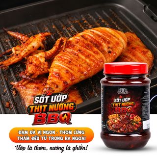 [Combo 3 hủ 260g] - Sốt Ướp Thịt Nướng BBQ Làng Chài Xưa - Ướp thấm vị, nướng thơm ngon