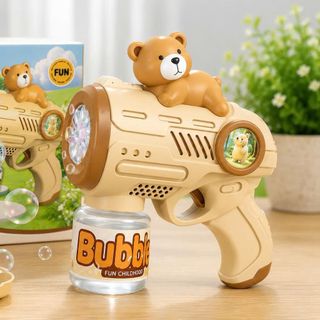 SÚNG BẮN BONG BÓNG TỰ ĐỘNG HÌNH GẤU (T50)