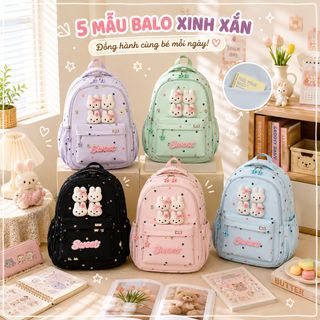🎒 BALO HỌC SINH A42106 – DỄ THƯƠNG, NHẸ ÊM, ĐI HỌC THÊM VUI
