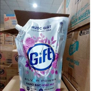 (1 thùng ) Nước giặt Gift 3.6kg.Tích hợp hương nước hoa pháp và công nghệ Nano bạc khử mùi