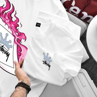 T shirt stussy. Chất vải cotton 4c mịn mát,dày đẹp.