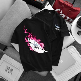 T shirt stussy. Chất vải cotton 4c mịn mát,dày đẹp.