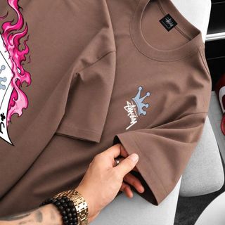 T shirt stussy. Chất vải cotton 4c mịn mát,dày đẹp.