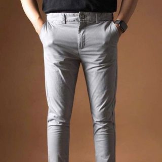 Quần Dài kaki nam. Chất vải 98% cotton dày dặn đanh mịn 2% sợi Spandex co giãn thoải mái.