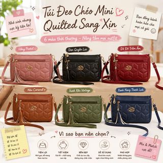 ✨ TÚI ĐEO VAI NỮ TXCR01 DA PU THỜI TRANG ĐA NĂNG – THANH LỊCH, TIỆN LỢI MỖI NGÀY