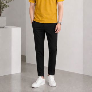 áo nam vàng thêu 2 bên ngực