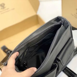 Thí xách nam ngăn da F331 full box, chất đẹp