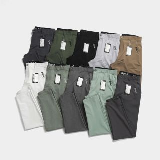 Quần Golf dài, vải xi mè.