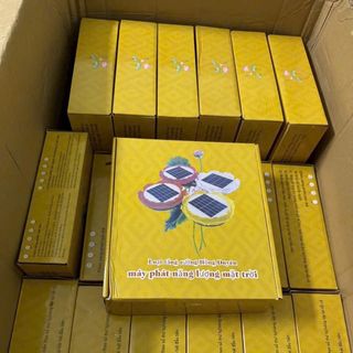 Máy Niệm Phật Hoa Sen Năng Lượng Mặt Trời(loại trung) 45 bài giá sỉ