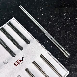 Bộ đũa 10 đôi inox 316 Seka chống trơn an toàn