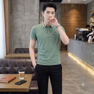 áo xanh thêu v
